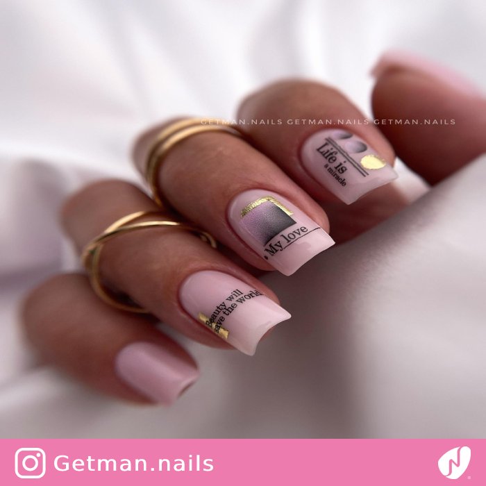 Writing on Geometric Nails